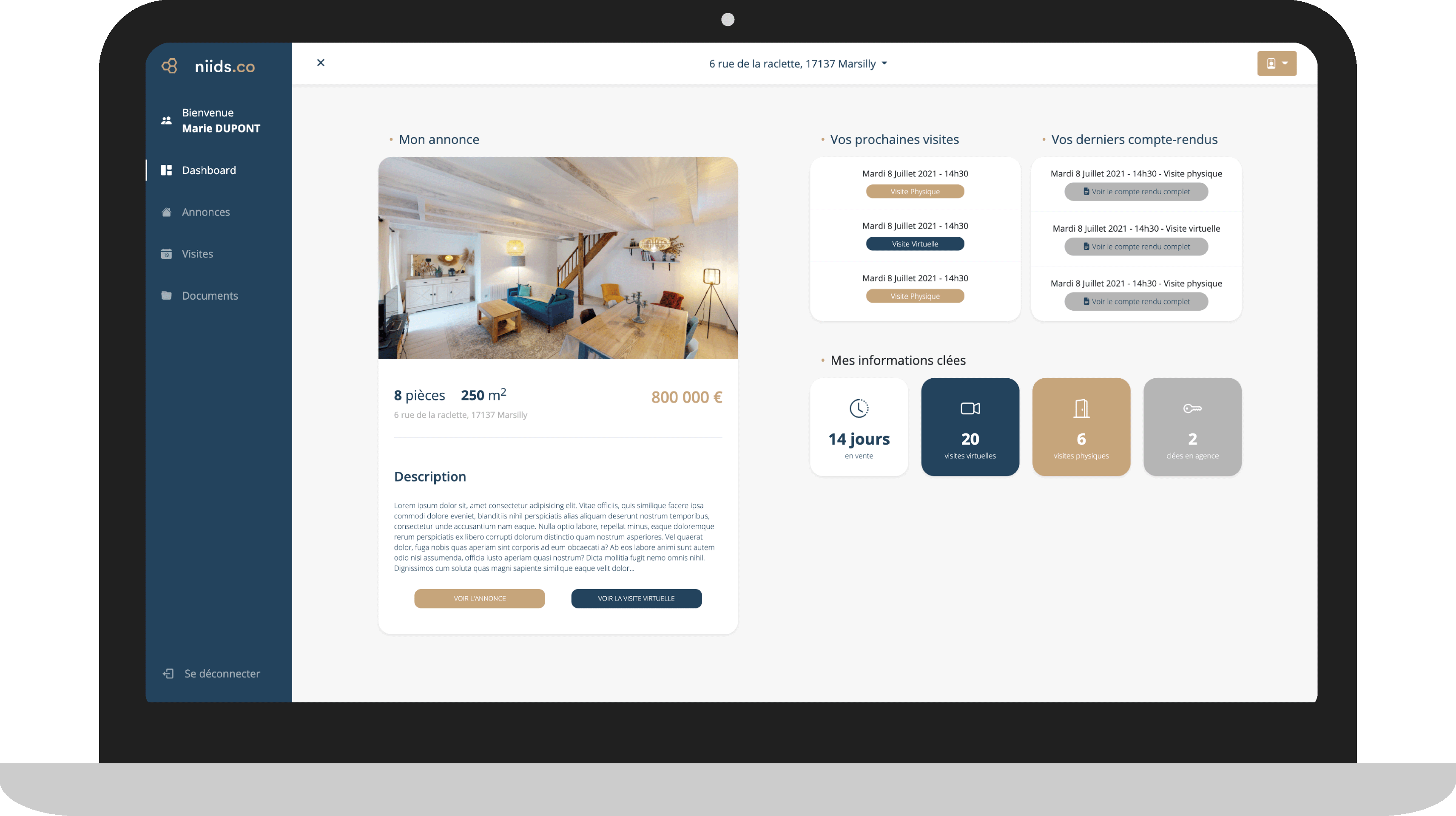 espace client en ligne niids
